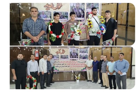 در میان استقبال گرم دوست داران ، پیشکسوتان و دست اندرکاران کشتی استان خوزستان(( گزارش تصویری)) :